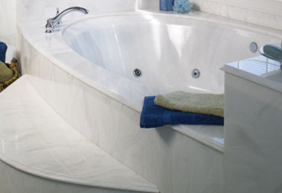 custom marble bath
